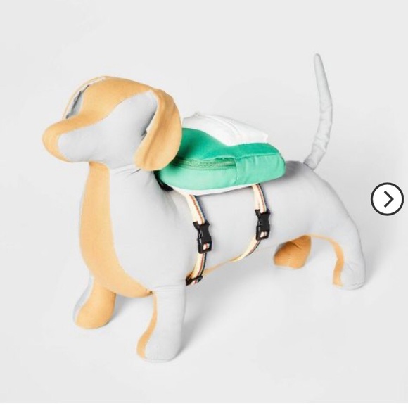 Boots & Barkley Dog Nwt Boots Barkley Backpack Dog Harness Green Sz